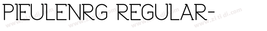 PIEULENRG REGULAR字体转换